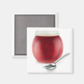 Aimant Confiture de cerises (Recto/Verso)