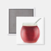 Aimant Confiture de cerises (Recto/Verso)