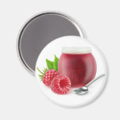 Aimant Confiture de framboise (Recto/Verso)