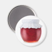 Aimant Confiture de framboise (Recto/Verso)