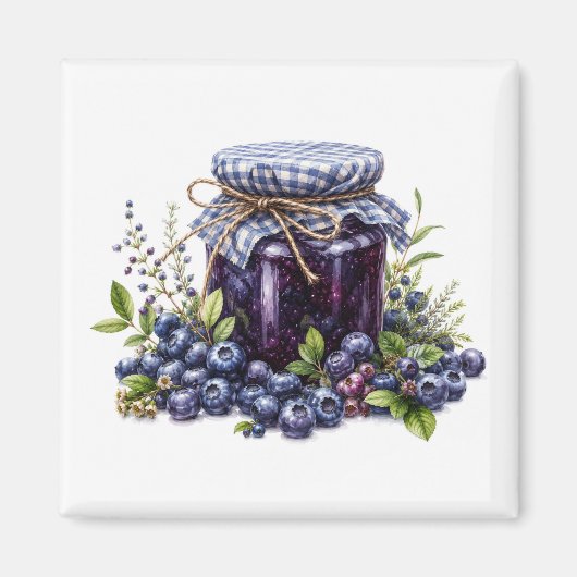 Aimant Confiture de Myrtille   (Devant)