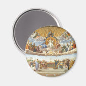 Aimant Conflit du Saint Sacrement, Raphael Sanzio (Recto/Verso)