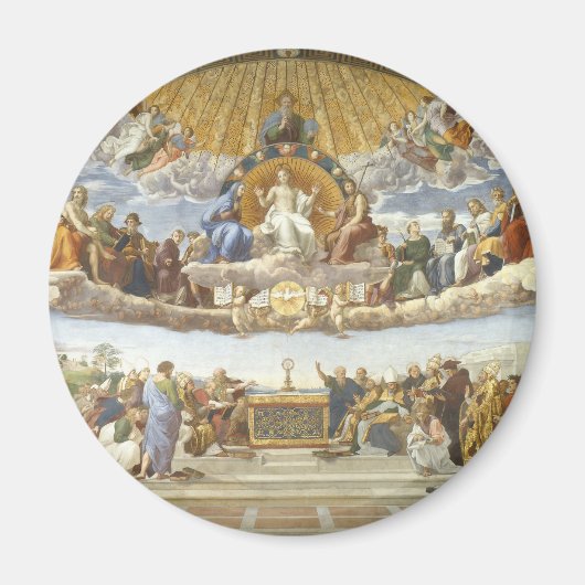 Aimant Conflit du Saint Sacrement, Raphael Sanzio (Devant)