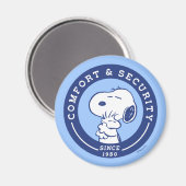 Aimant Confort et sécurité | Snoopy & Woodstock Hug (Recto/Verso)