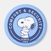 Aimant Confort et sécurité | Snoopy & Woodstock Hug (Devant)
