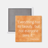 Aimant Confucius (Recto/Verso)