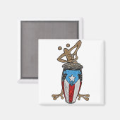 Aimant Conga Coqui Taino (Recto/Verso)