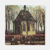 Aimant Congrégation à Church, Nuenen par Vincent van Gogh (Devant)