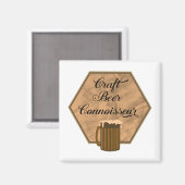 Aimant Connaisseur de la bière artisanale (Recto/Verso)