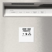 Aimant Connaissez vos parasites - T-shirt anti Trump - Un (In Situ (Lave-vaisselle))