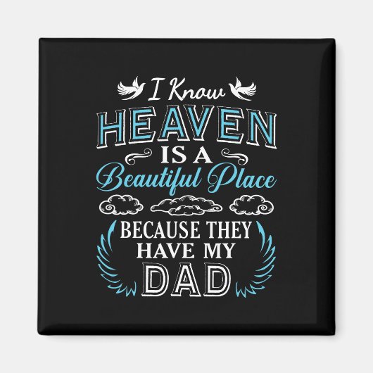 Aimant Connaître le Ciel papa dans le Ciel Père manque de (Devant)