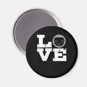 Aimant Connecteur XLR Connector Love Audio Mixer (Recto/Verso)