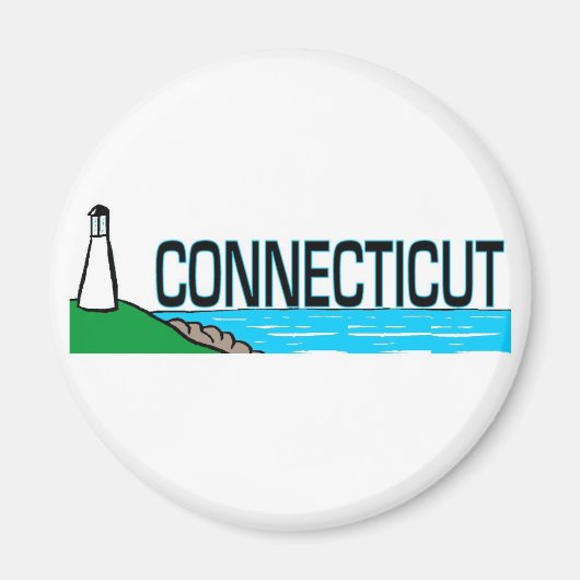 Aimant Connecticut (Devant)