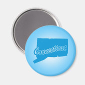 Aimant Connecticut État (Recto/Verso)