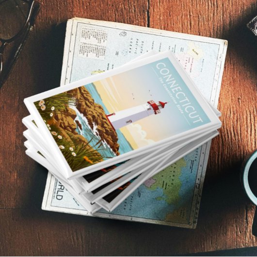 Aimant Connecticut vintage