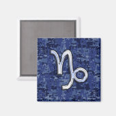 Aimant Connexion Zodiac Capricorne sur Camouflage numériq (Recto/Verso)
