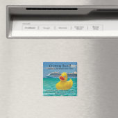 Aimant Conquackulations cruising duck and cruise ship mag (In Situ (Lave-vaisselle))