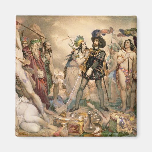 Aimant Conquête du Mexique (Devant)