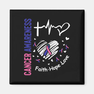 Aimant Conscience du cancer foi Espoir amour