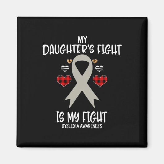 Aimant Conscience Le combat de ma fille est mon combat ma (Devant)