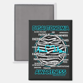 Aimant Conscience/Symptômes...Dysautonomie (Recto/Verso)