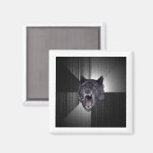 Aimant Conseil de loup de folie Mème animal (Recto/Verso)