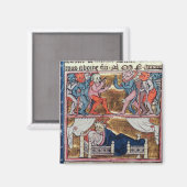 Aimant Conseil des démons, de l'Histoire de Merlin (Recto/Verso)