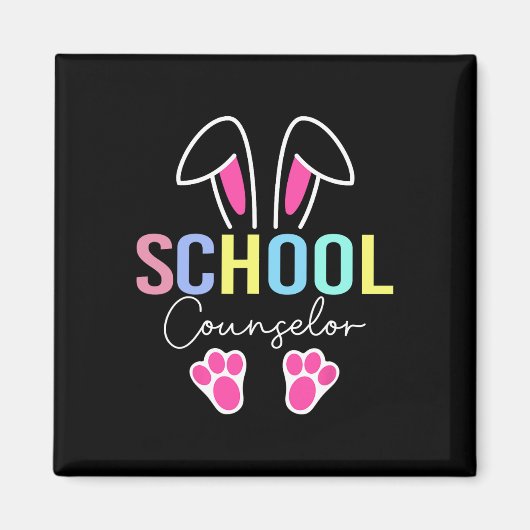 Aimant Conseiller scolaire Enseignant de Pâques Conseil s (Devant)