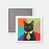 Aimant Conseils de chat d'entreprise Mème animal (Recto/Verso)