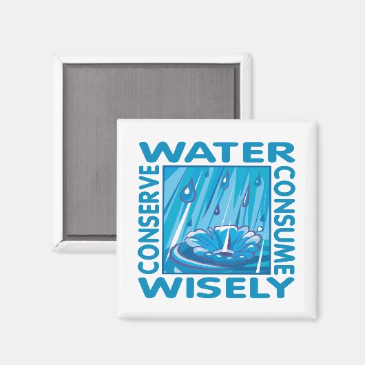 Aimant Conservation de l'eau (Recto/Verso)