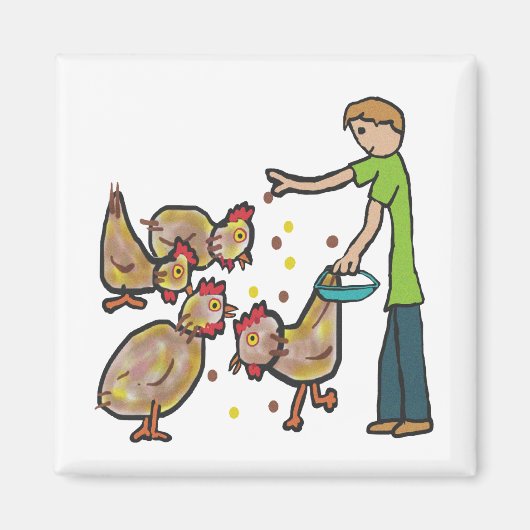 Aimant Conservation du poulet (Devant)