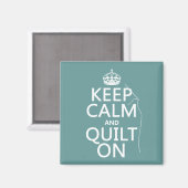 Aimant Conserver le calme et la surface inclinée - dispon (Recto/Verso)