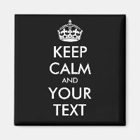 CONSERVEZ CALME et VOTRE TEXTE - texte personnalis