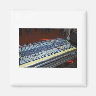 Aimant console de mélange audio - panneau sain