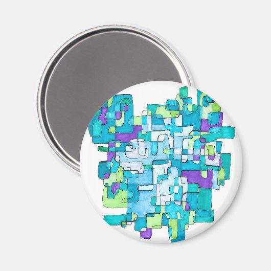 Aimant Consonne carrée sans fin (Recto/Verso)