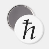 Aimant Constante de Planck (réduite) (Recto/Verso)