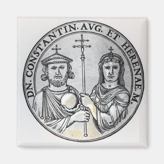 Aimant Constantine VI et sa mère Irène (Devant)