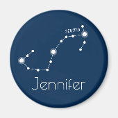 Aimant Constellation Zodiaque Scorpio personnalisée (Devant)