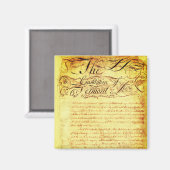 Aimant Constitution de l'État du Vermont (1777) (Recto/Verso)