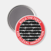 Aimant Construire la clôture (Recto/Verso)