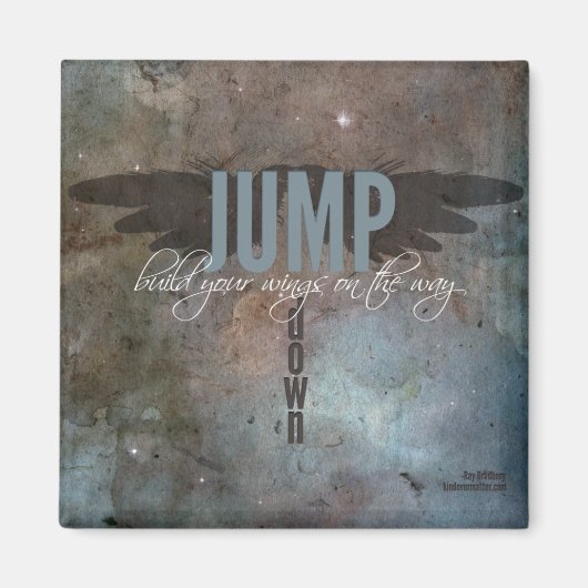 Aimant Construisez vos ailes en descendant (Devant)