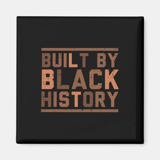 Aimant Construit Par Black History Bhm African Prith Mont (Devant)