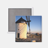 Aimant Consuegra, La Mancha, Espagne, éoliennes (Recto/Verso)