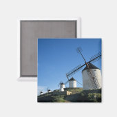 Aimant Consuegra, La Mancha, Espagne, éoliennes 2 (Recto/Verso)