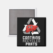 Aimant Contains Recycled Parts Liver Transplant Survivor  (Recto/Verso)