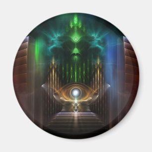 Aimant Contempler L'Art Fractal De L'Oz