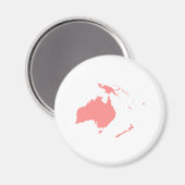Aimant Continent australien (Recto/Verso)