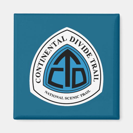 Aimant Continental Divide Trail Sign Usa (Devant)