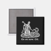 Aimant Continuez avec humour git saint patrick jour de la (Recto/Verso)