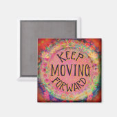 Aimant Continuez d'avancer vers l'inspiration (Recto/Verso)